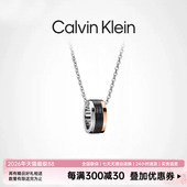 男女情侣锁骨链送情侣饰品 CK项链设计感简约时尚 Calvin Klein