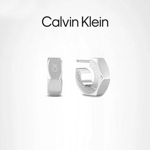 CalvinKlein几何时代老花耳钉男