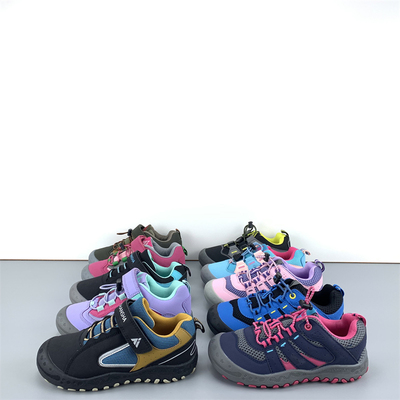 啊圆诚品欧美男女童鞋户外登山鞋防滑耐磨徒步鞋轻便透气运动鞋