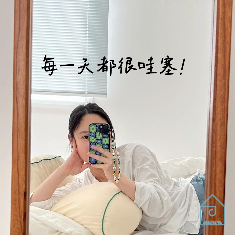 每一天都很哇塞文艺手写句子自拍照镜子装饰玻璃门窗墙面布置贴纸