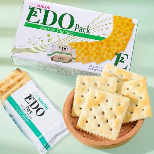 韩国进口EDOpack苏打饼干咸味
