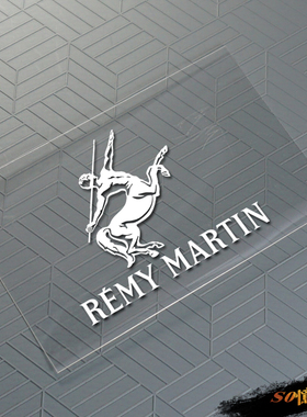 Rémy Martin人头马贴纸 侧窗三角窗后窗防水反光 法国酒贴