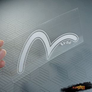 EVISU福神贴纸福神伊维斯贴街头潮牌车贴三角窗后备箱笔记本反光