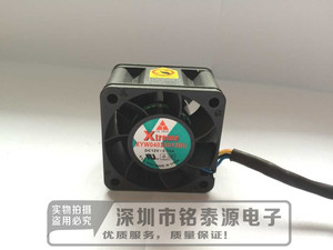 原装元山4CM/厘米 4028 12V直流暴力风扇 电源/1U 0.78A 散热风扇
