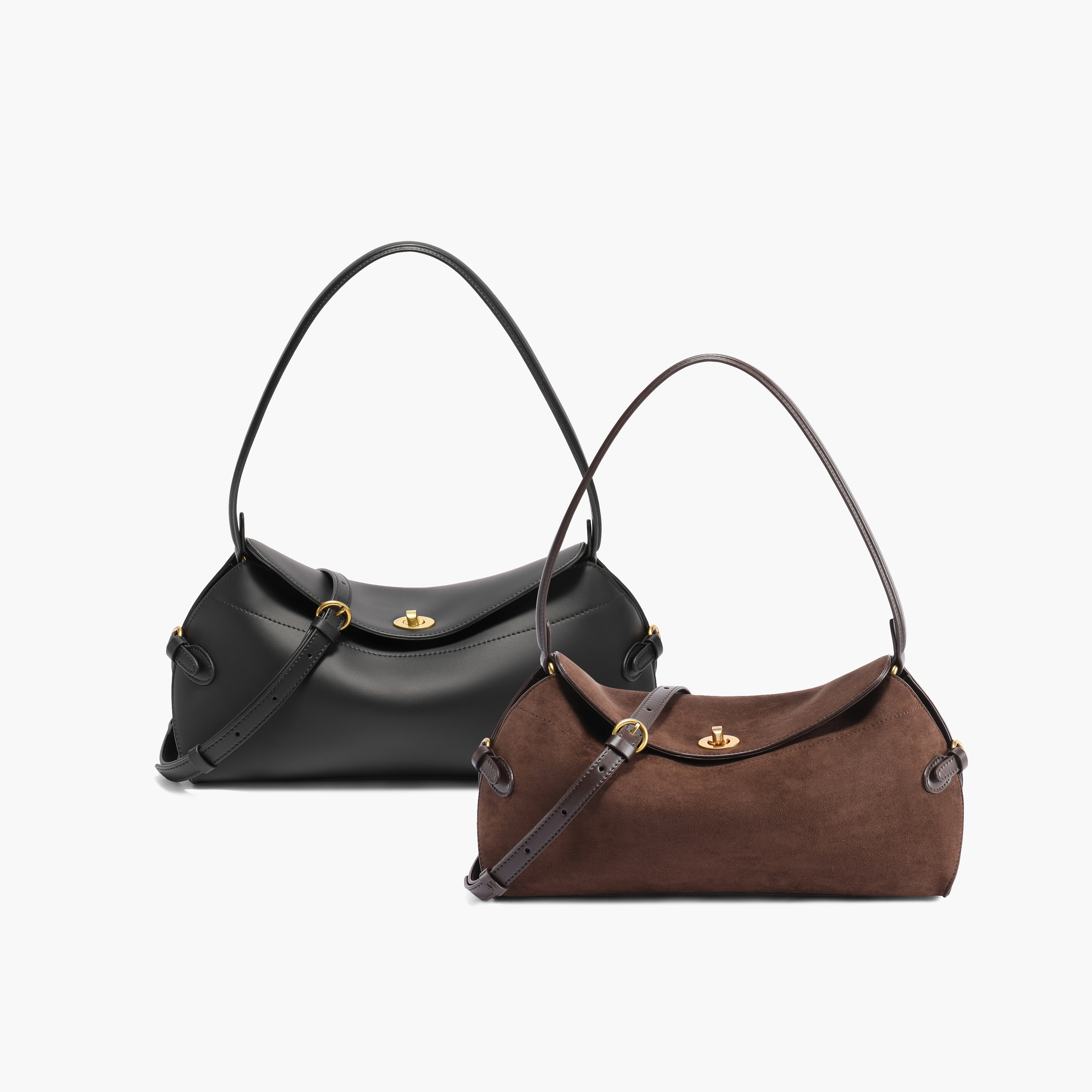 百丽包包女2025秋季新款通勤单肩斜挎大容量手提托特包9901GCX5