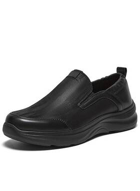 百思图2025秋季新款牛皮乐福鞋商务男一脚蹬休闲皮鞋59723CM5