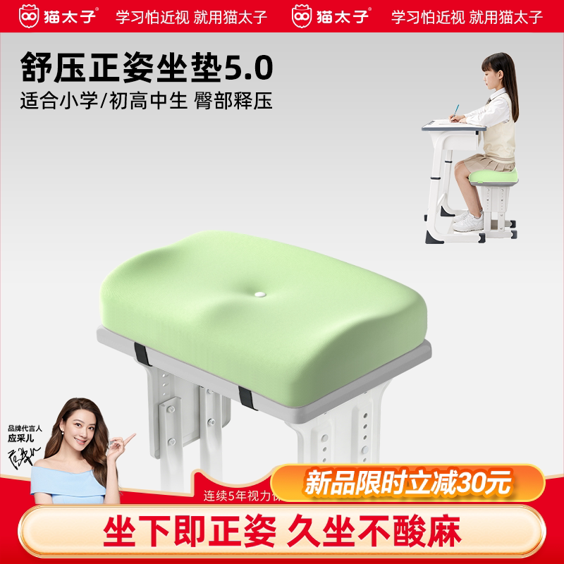 猫太子学生坐垫久坐教室增高椅垫凳子椅子垫子座椅垫屁垫防屁股痛