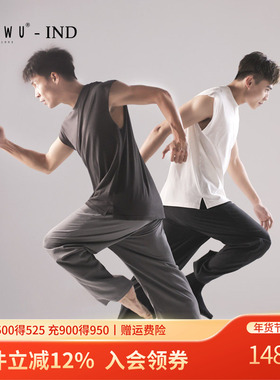 柏屋赵磊IND系列现代舞训练背心纯棉男女无袖练功服上衣121102002