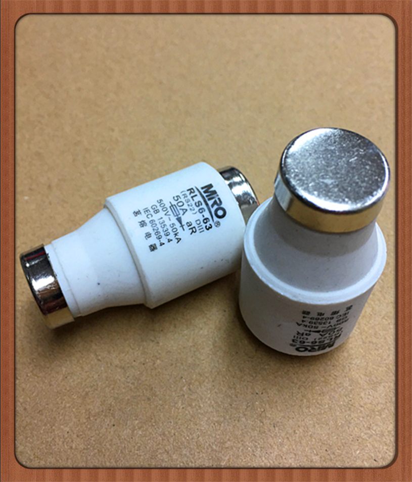 RLS6-63 茗熔螺旋式快速熔断器 RS22-35A 40A 50A 63A 500V