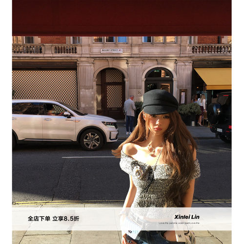 XinleiLin双色小香上衣衬衫