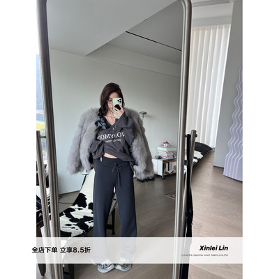 XinleiLin三色加绒卫裤休闲裤