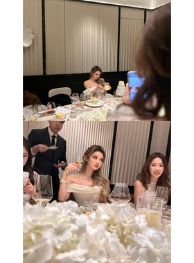 Xinlei Lin 西太后秀场 缎面花苞设计感礼服生日裙长短款