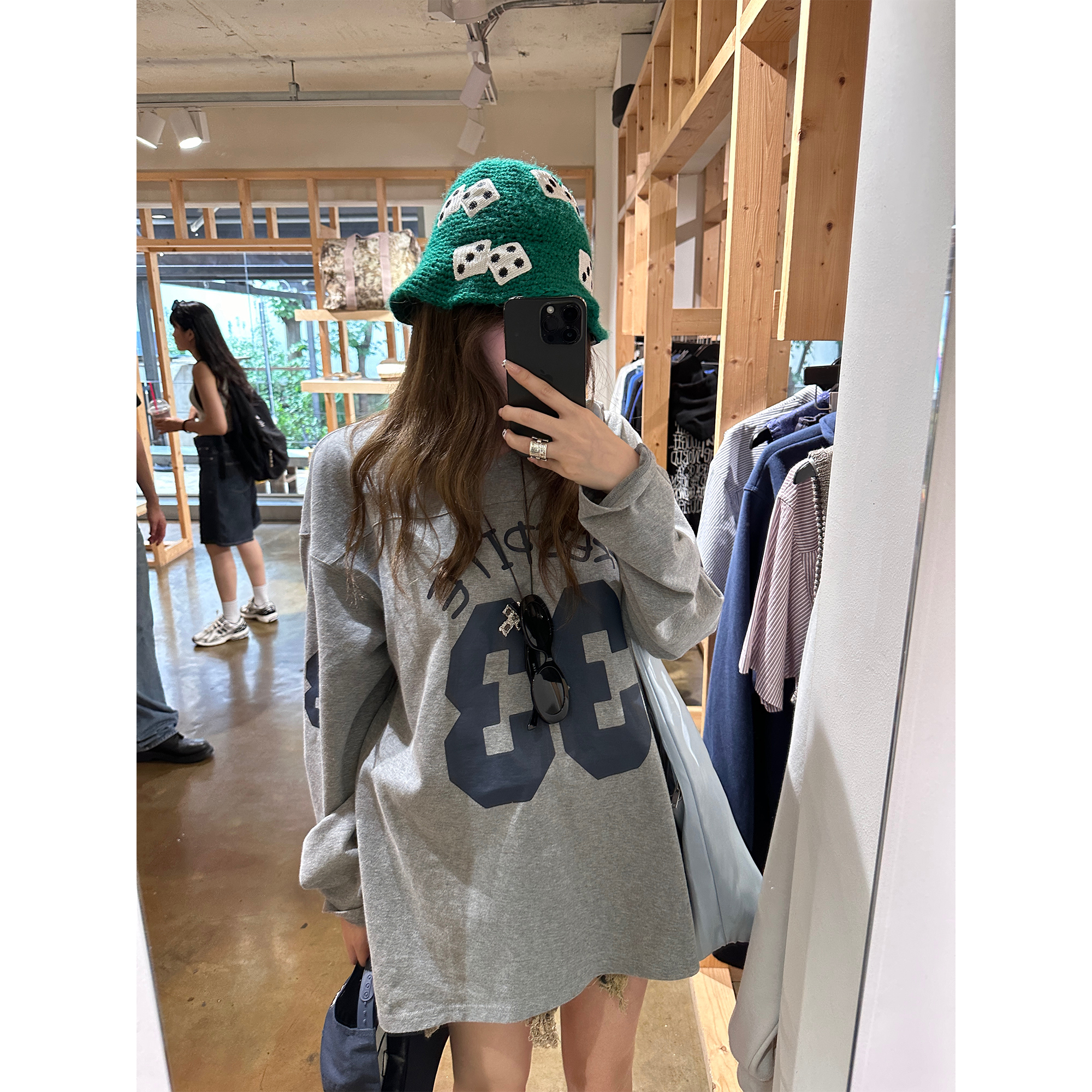 XinleiLin双色长袖运动T恤