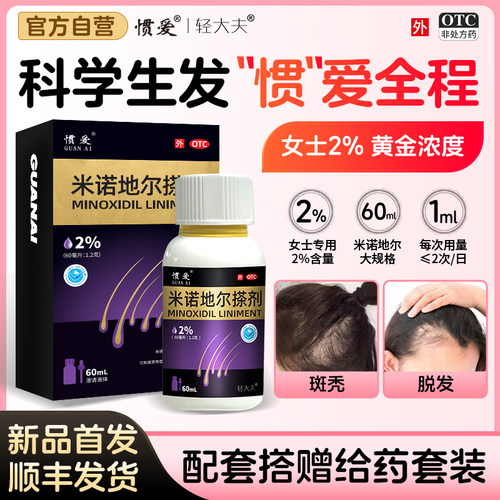2%温和米诺地尔为女性研发科学防脱医学认证