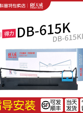 适用 得力DB-615K 针式打印机色带架DB-615KII天威K2墨带 色带盒