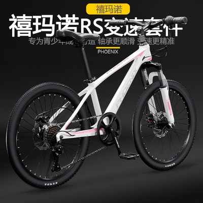 凤凰牌儿童山地自行车镁合金20/22寸男女变速青少年学生大童单车