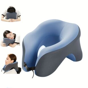 1pc Multi-functional U-shaped Pillow, Nap Pillow, Head And N
