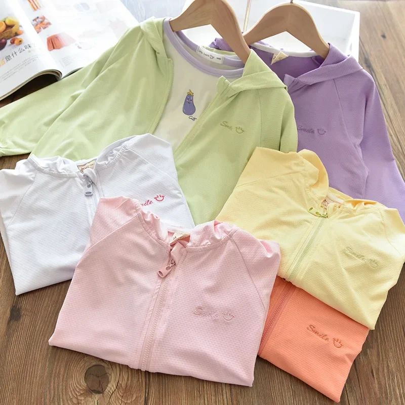 Baby Girls Boys Sunscreen Jackets Kids Sun Protection Coat I