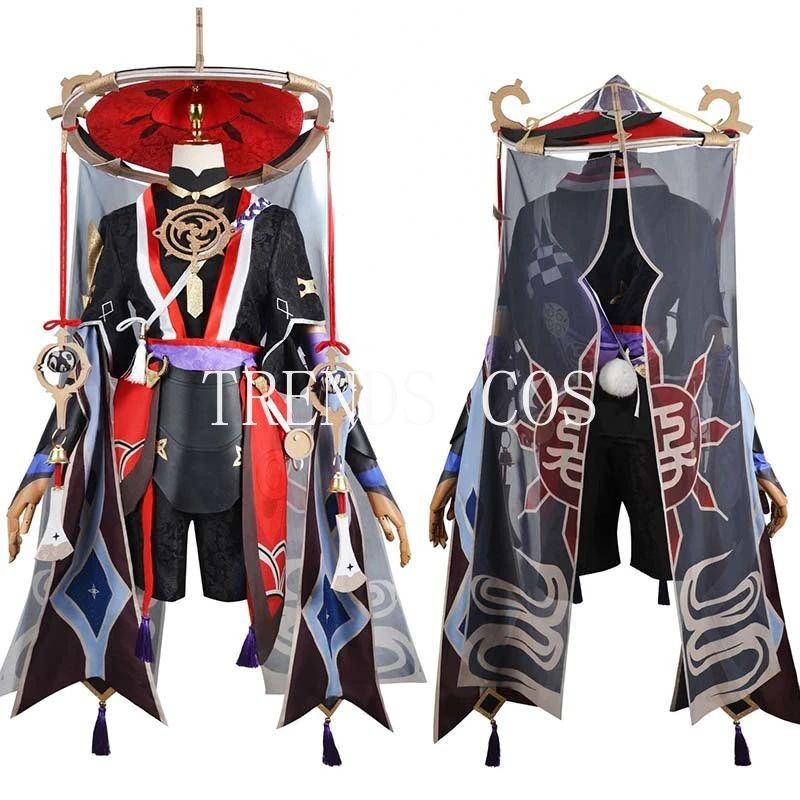 Scaramouche Cosplay Costume Balladeer Full Set Halloween Sca