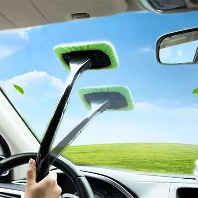 Car Window Cleaner Brush Kit Windshield Cleaning Wash Tool I