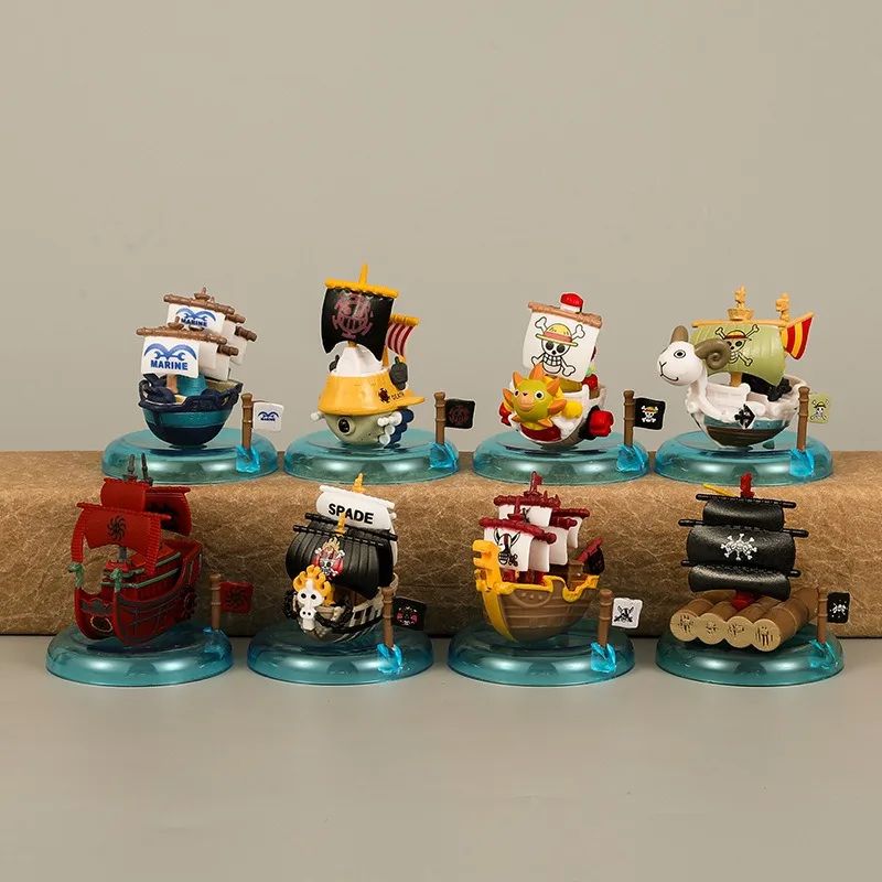 8cm 8pcs/set Anime One Piece Figure Luffy Zoro Sanji Mini Pi