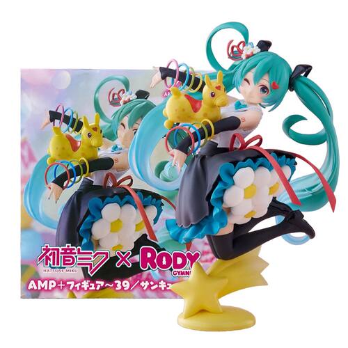 19CM BANDAI Hatsune Miku Figure Co-branded Rody Piapro Chara