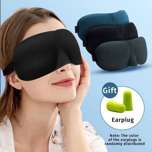 Eye Mask for Sleeping 3D Contoured Cup Blindfold Concave Mol