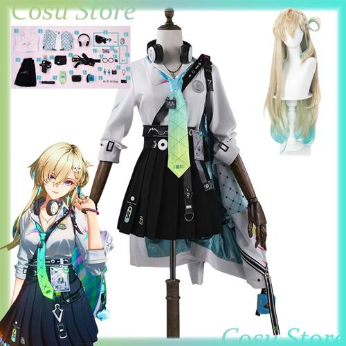 Lynae Cos Costume Wuthering Waves Game Cosplay Coat Dress Wi