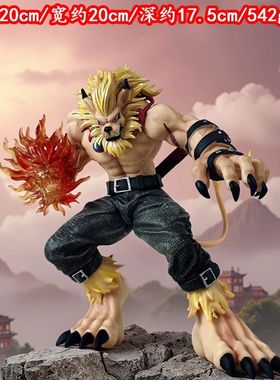 Premium Anime Digimon Figures Soar Leomon Figure Pvc Statue