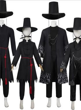 Demon Hunters KPOP SAJA BOYS Jinu Cosplay Costume Kids Men U