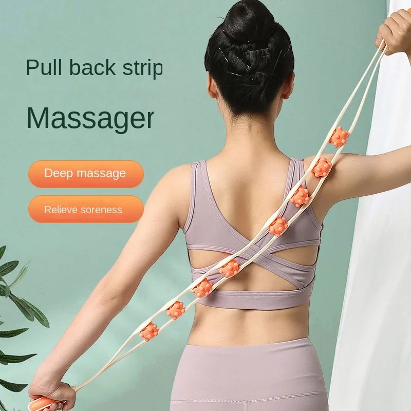Deep Tissue Back Massager Roller Stick for Neck Shoulder Pai