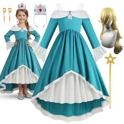 2026 Movies Kids Girls Rosalina Princess Dress Party Birthda