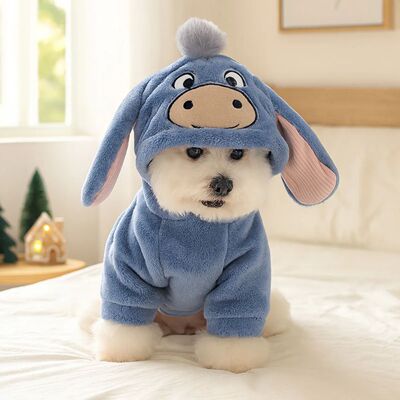 pets dog clothes autumn winter velvet warm dog cat cute role