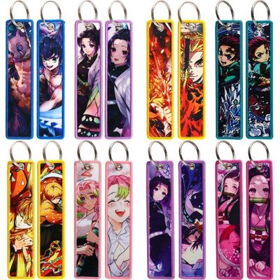 Demon Slayer Blade Anime Keychain Hanging Rope Office ID Han
