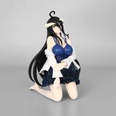 Editio FuRyu Tyrant 15CM Albedo Doll Pajama Action erbede