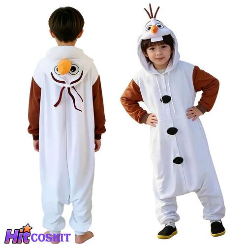 Olaffs Cosplay Costume Jumpsuits Height100-160 Toddler Theme
