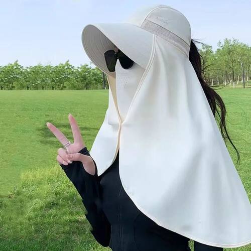 Foldable Wide Brim Shawl Fisherman Hat Sunscreen UV Anti Mou