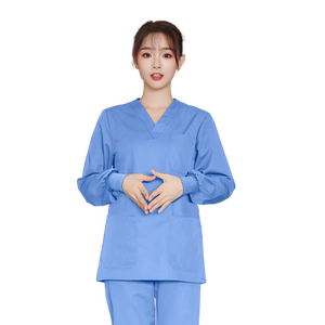 医生洗手衣女长袖刷手服手术室工作服医护专用纯棉隔离衣男短袖