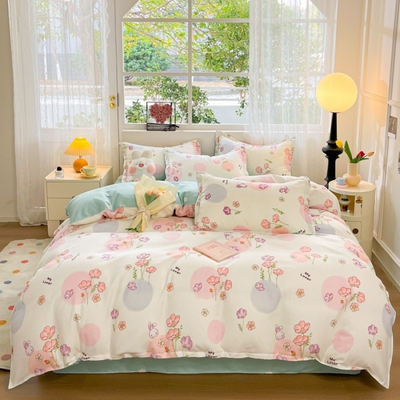 【开学季1】可爱风亲肤磨毛印花四件套学生加厚三件套