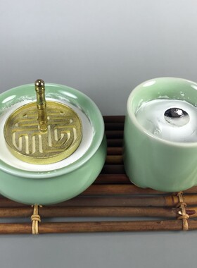 龙泉青瓷空熏打篆室内香道用品