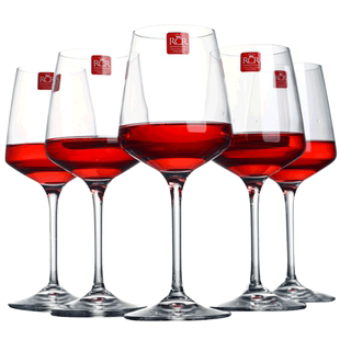 RCR进口红酒杯套装家用高脚杯水晶玻璃酒具一对2个创意葡萄酒杯