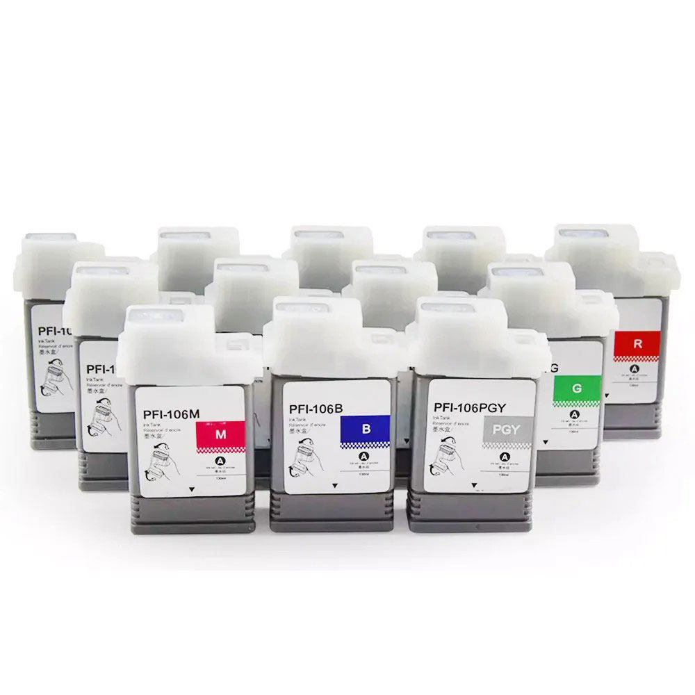兼容佳能Canon PFI-106墨盒iPF6400S IPF6410S打印机墨水墨盒8色