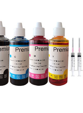 适用爱普生T603染料墨水XP2100 2105 3100打印机黑色红色青色黄色