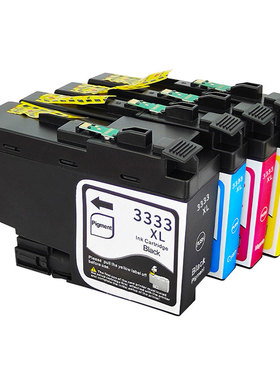 适用兄弟Brother LC3333墨盒DCP-J1100DW MFC-J1300DW打印机黑色