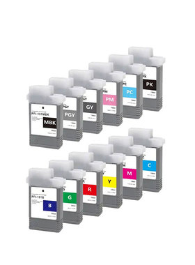 适用佳能PFI-101 PFI-103墨盒IPF5000 5100 6000S 6100绘图仪墨水