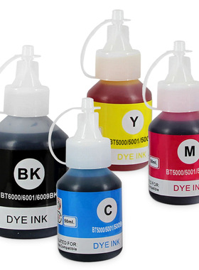 适用兄弟BT6009BK黑色BT5009 DCP-T700W MFC-T800W专用打印机墨水