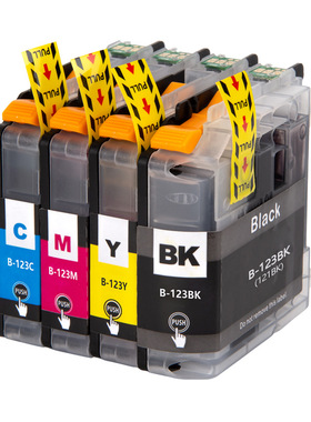 适用兄弟Brother LC123 LC121墨盒MFC-J4410DW J4510DW打印机黑色