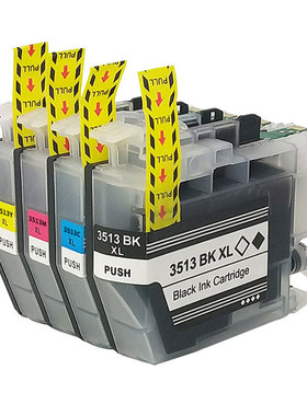 适用兄弟Bro LC3511 LC3513墨盒MFC-J690DW MFC-J890DW打印机黑色