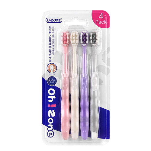 【4支装】欧志姆云柔感软毛牙刷护龈牙齿牙龈敏感密植毛柔软呵护