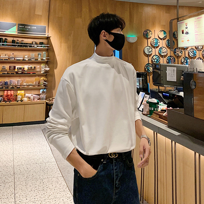 德绒半高领打底衫诗丹帝国休闲